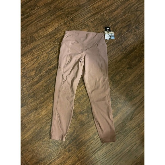 Velocity Active Pants - Velocity Active High Rise Squat Proof Ankle Length Performance Leggings -Large